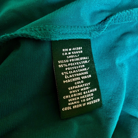 LN LAUREN RALPH LAUREN DRESS. RUCHED FRONT IS FIGURE FLATTERING. FULLY LINED ❤️ - Picture 7 of 7